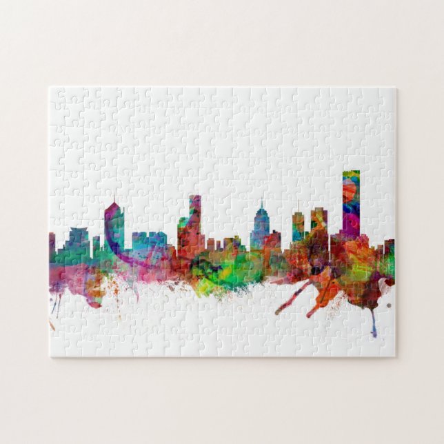 Melbourne-Skyline Puzzle (Horizontal)