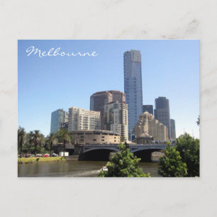 Melbourne Southbank Postkarte