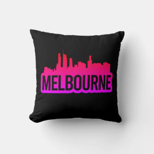 Melbourne Stadt Australien Victoria Skyline Souven Kissen