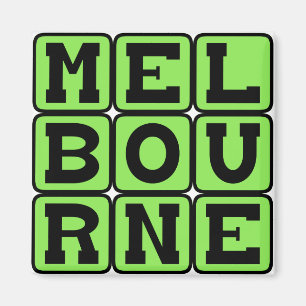 Melbourne, Stadt in Australien Magnet