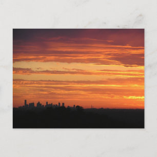 Melbourne Sunset Postkarte