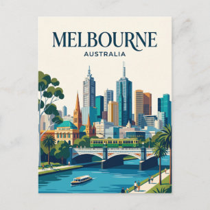 Melbourne, Victoria, Australien Australien Postkarte