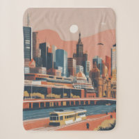 Melbourne Vintage Poster