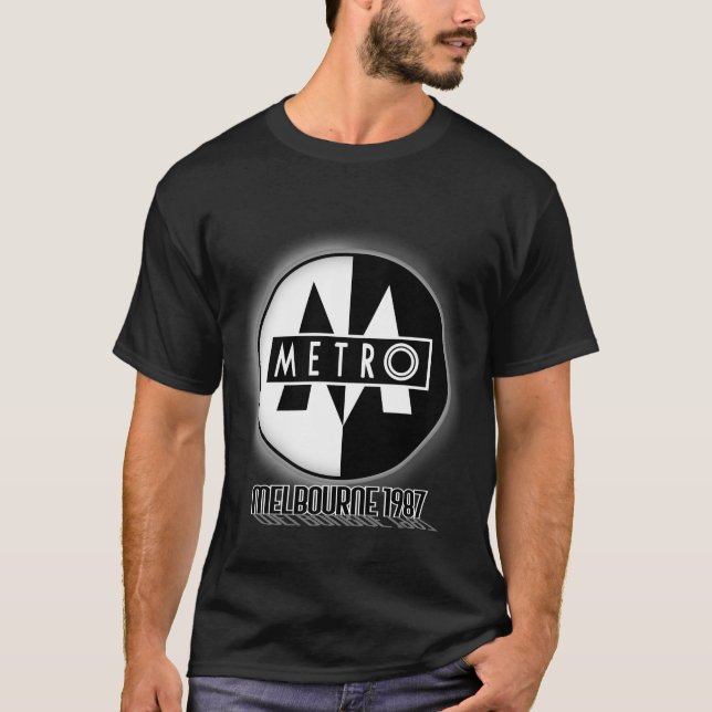 Melbourne Vintages Clublogo "Metro" 1987 T-Shirt (Vorderseite)