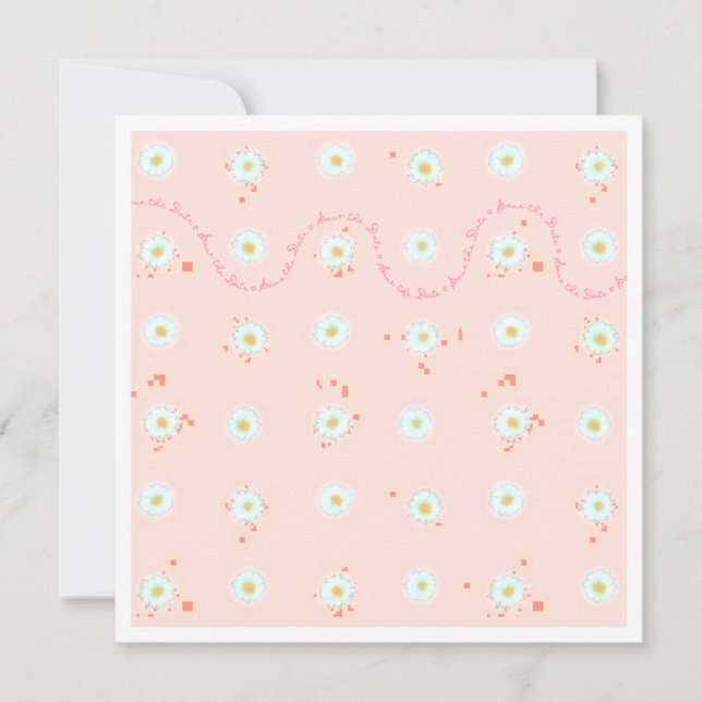 Meldebogen Save the Date mit Grenzübergang Einladung (Vorderseite)