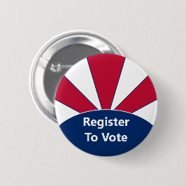 Melden Sie sich an, um Red White und Blue Sunburst Button