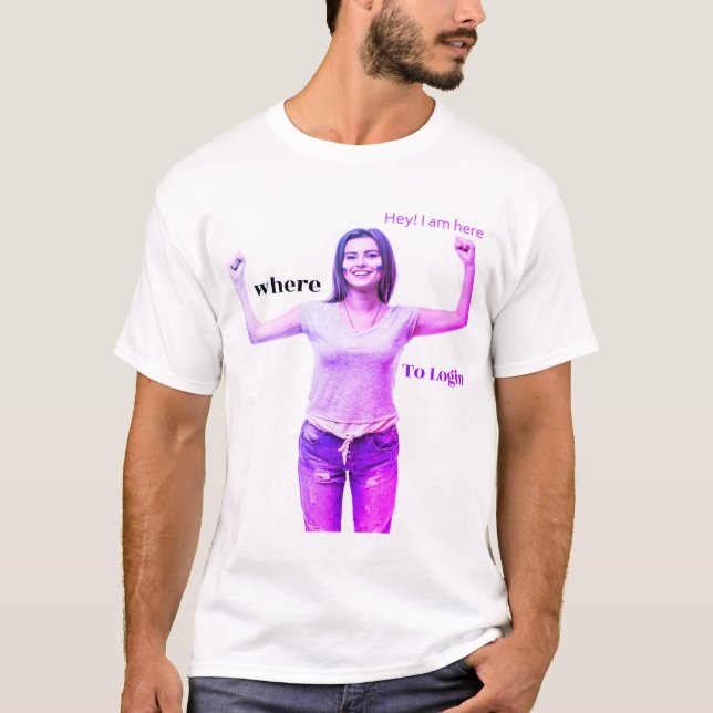 Melden Sie sich zu Herzen an T-Shirt (Vorderseite)