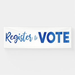 Melden Sie sich zur Abstimmung der modernen blauen Banner