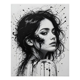 Meldende Portraitverschiebung Poster