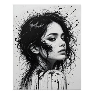 Meldende Portraitverschiebung Poster