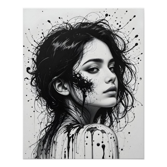 Meldende Portraitverschiebung Poster (Vorderseite)