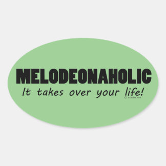 Meldeophiler Oval-Sticker Ovaler Aufkleber