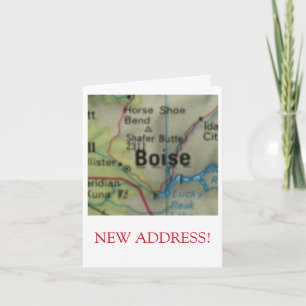 Meldung "Boise New Address" Ankündigung