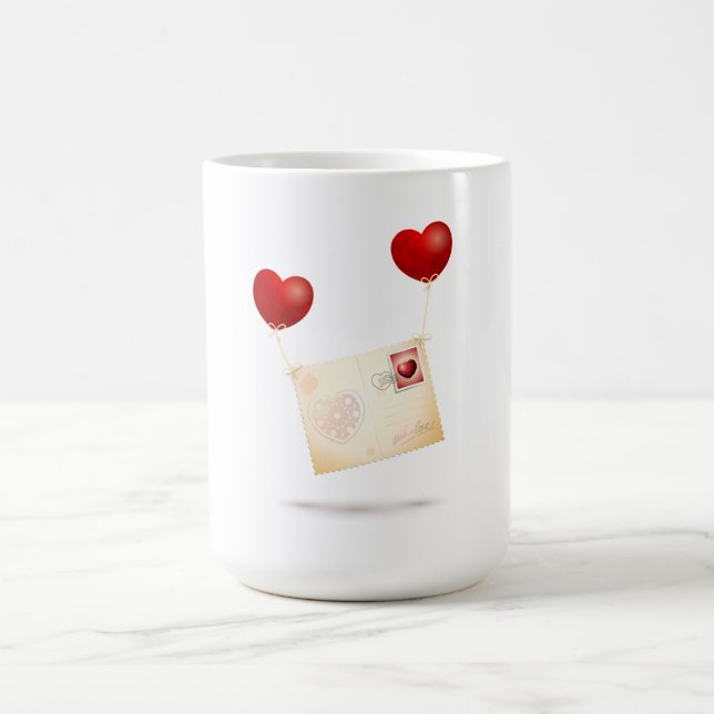 Meldung der Liebe Kaffeetasse (Mittel)