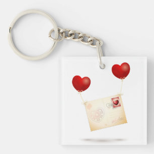 Meldung der Liebe Schlüsselanhänger