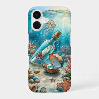 Meldung in einem Flasche _ iPhone-Gehäuse iPhone 16 Hülle
