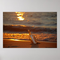 Meldung in einer Flasche