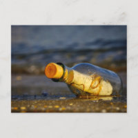 Meldung in einer Flasche