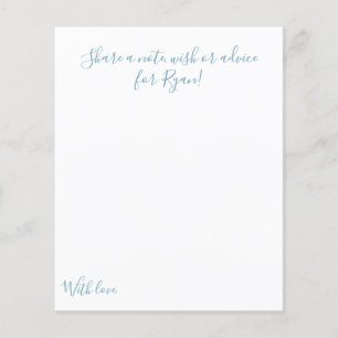 Meldung in Flasche 1. Geburtstag Party Keepake Flyer