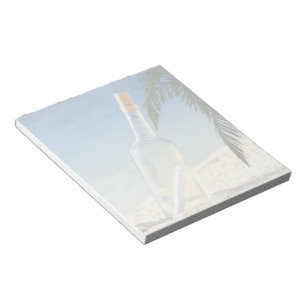 Meldung in Flasche 2 Notizblock