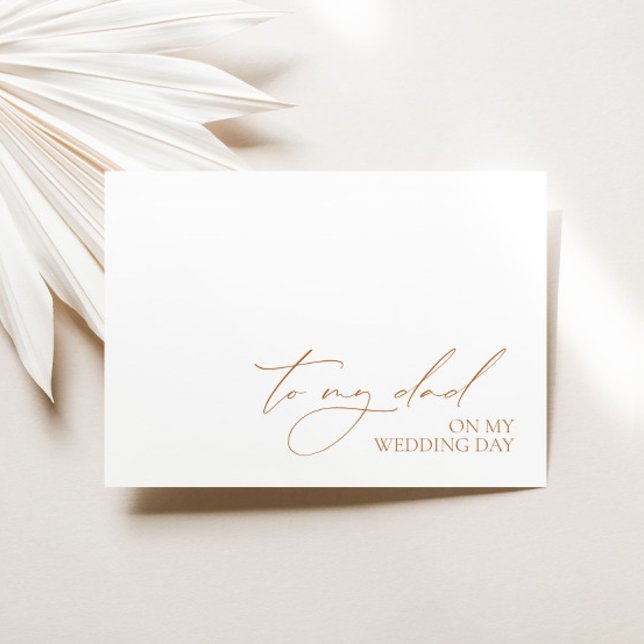 Meldungskarte "An meinem Hochzeitstag zu meinem Va (Von Creator hochgeladen)