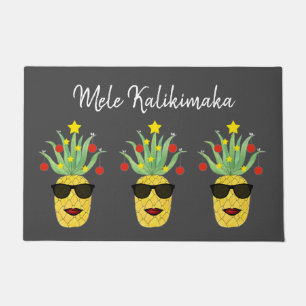 Mele Kalikimaka Ananas Fußmatte