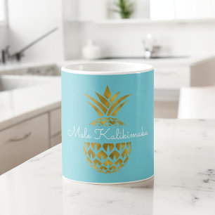 Mele Kalikimaka Ananas Weihnachtsfeiertag Kaffeetasse