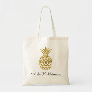 Mele Kalikimaka Ananas-Weihnachtsfeiertag Tragetasche
