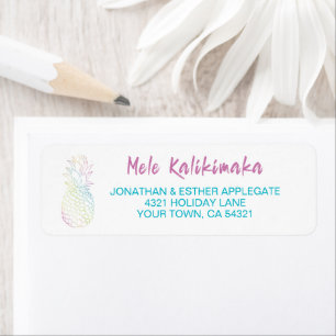 Mele Kalikimaka Christmas Ananas Tropical