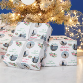 Mele Kalikimaka Custom 3 Foto Weihnachten Geschenkpapier