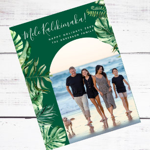 Mele Kalikimaka Festive Green Foto Weihnachten