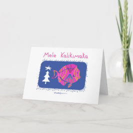 Mele Kalikimaka (Frohe Weihnachten: Hawaiianisch)  Feiertagskarte