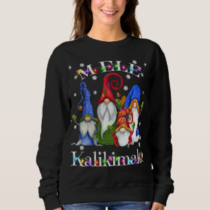 Mele Kalikimaka Frory Christmas Hawaiian Nordic Gn Sweatshirt