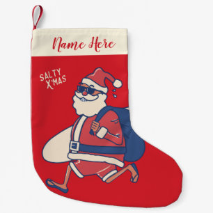 Mele Kalikimaka - Funny Santa Hawaiian Christmas Kleiner Weihnachtsstrumpf