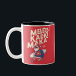 Mele Kalikimaka - Funny Santa Hawaiian Christmas T Zweifarbige Tasse<br><div class="desc">Hast du vor, zu Weihnachten nach Hawaii zu reisen? Vergessen Sie nicht, den Einheimischen ein frohes Weihnachtsfest mit diesem lustigen und einzigartigen tropischen Abschlag für die Weihnachtszeit zu wünschen. Mit der Phrase Mele Kalikimaka, was frohe Weihnachten bedeutet. Das perfekte Geschenk für jeden, der zu Weihnachten in Hawaii Urlaub macht oder...</div>