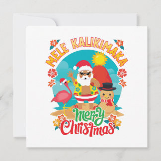 Mele Kalikimaka für ein helles hawaiianisches Weih
