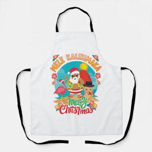 Mele Kalikimaka für ein strahlendes hawaiianisches Schürze