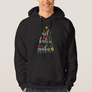 Mele Kalikimaka für Frauen Hawaiian Hawaii Christ Hoodie
