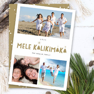 Mele Kalikimaka Glow 3 Foto Collage Weihnachten
