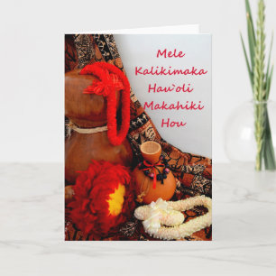 Mele Kalikimaka Hau`oli Makahiki Hou Feiertagskarte