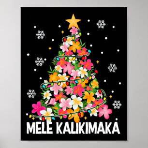 Mele Kalikimaka Hawaii Hawaii WeihnachtsWeihnachts Poster