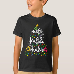 Mele Kalikimaka Hawaiian Christmas Hawaii Tropical T-Shirt