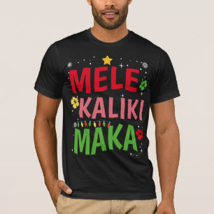 Mele Kalikimaka Hawaiian Hawaii Weihnachtsquote T-Shirt