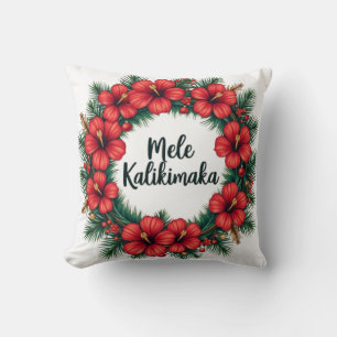 Mele Kalikimaka Hawaiian Holiday Art Kissen