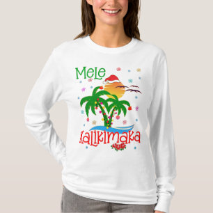 Mele Kalikimaka Hawaiian Merry Christmas Aloha  T-Shirt