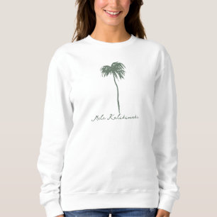 Mele Kalikimaka Hawaiian Merry Christmas Palm Sweatshirt
