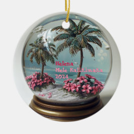 Mele Kalikimaka Hawaiian Personalisiert Ornament