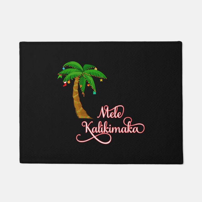 Mele Kalikimaka Hawaiian Sweat for Christmas Fußmatte (Vorderseite)