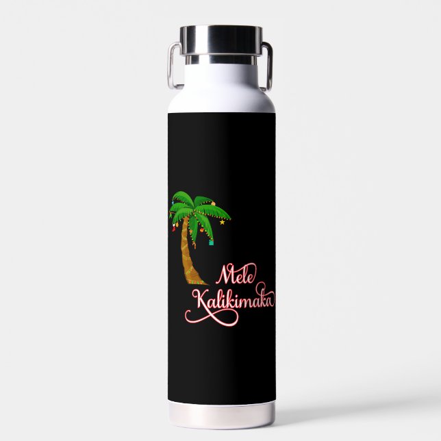 Mele Kalikimaka Hawaiian Sweat for Christmas Trinkflasche (Vorne)