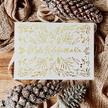 Mele Kalikimaka Hawaiian Tropical Christmas Card Folieneinladung<br><div class="desc">Feiern Sie die Saison mit unserem Urlaubssaison mit originellen Kunstwerken aus Foliage und Folie - der perfekte Weg,  um Ihren Freunden und Ihrer Familie einen Gruß zu machen.</div>